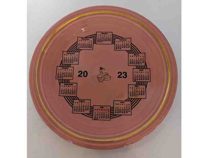 Fiesta Tableware Co 2023 Peony Calendar Plate #12 of 12