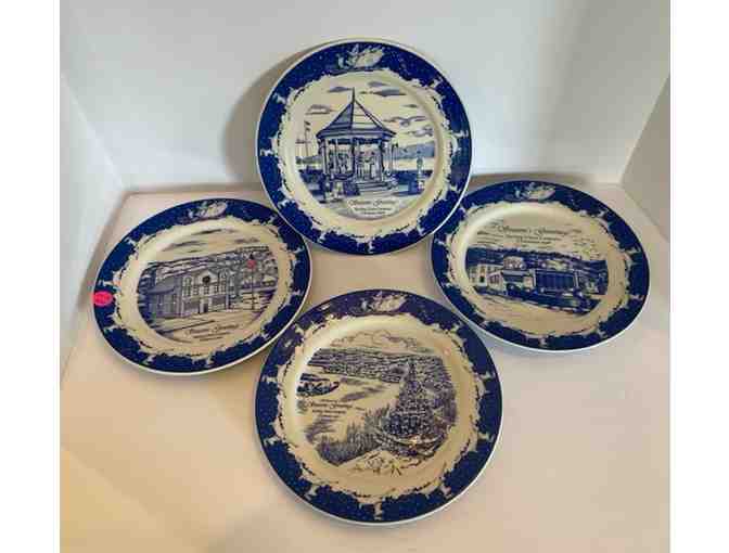 Sterling China Employee Gift Scenic Plates