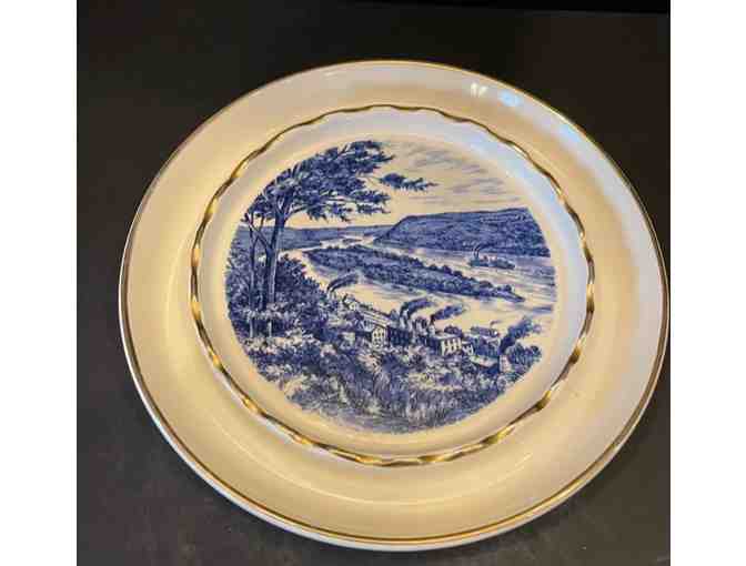 Scenic Ashtray by East Liverpool Pottery