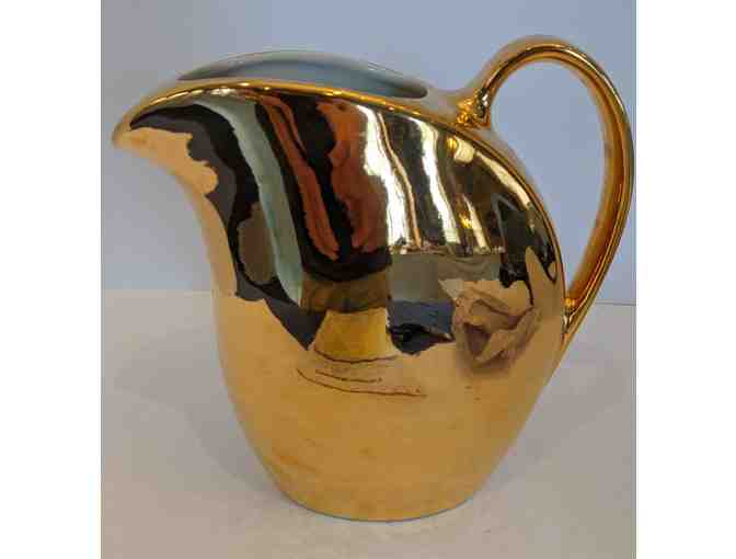 Hall China 2633 Golden Glo Pitcher, 8.5' Tall