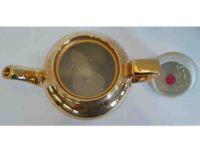 Hall China Golden Glo Teapot w/Lid