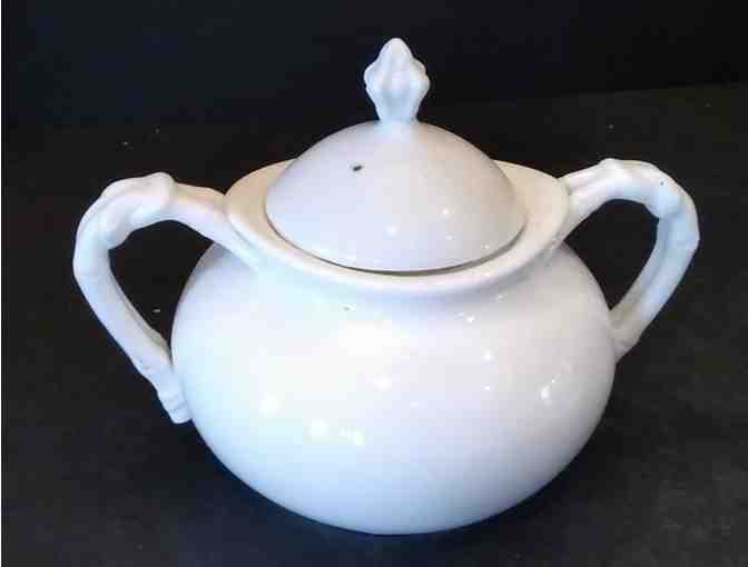 Lotus Ware by Knowles Taylor Knowles Sugar Bowl with Lid