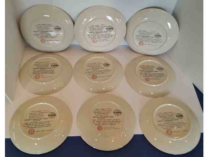 Edwin M. Knowles Collector Plate Assortment, 9 pcs