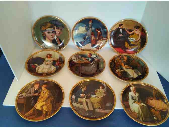 Edwin M. Knowles Collector Plate Assortment, 9 pcs