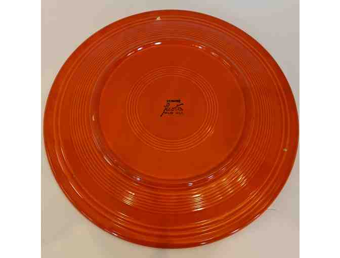 Homer Laughlin Fiesta Vintage Original Red Chop Plate