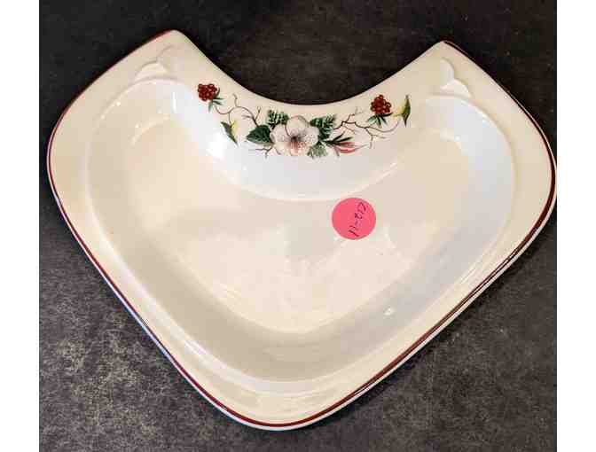 Knowles Floral Dish