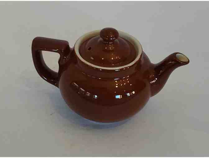 Hall China Small Brown Teapot
