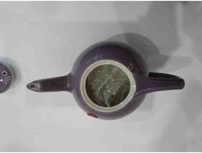 Hall China Lavender Star Teapot