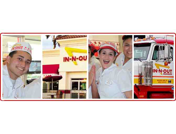 IN-N-OUT BURGER GIFT PACK + 6 MEAL PASSES | BURGER LOUNGE $75 GIFT CARD