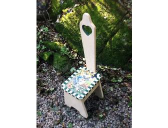 Hand Painted Pine Chair