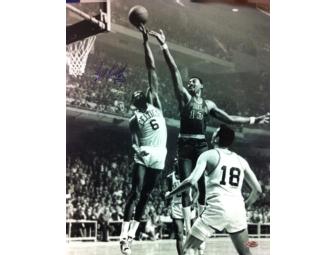Bill Russell Autographed Framed Celtics Poster
