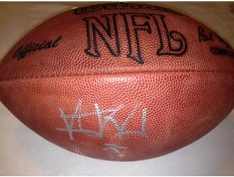 Patriots Vince Wilfork Autographed Football