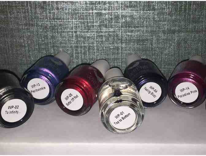 Wrenn Nail Polish- Set of 6 Bold Colors & Top Coat!