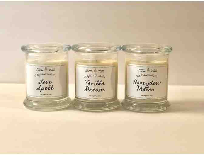 Pattycakes Candle Co. - Basket of 3 Vegan, Soy Candles!