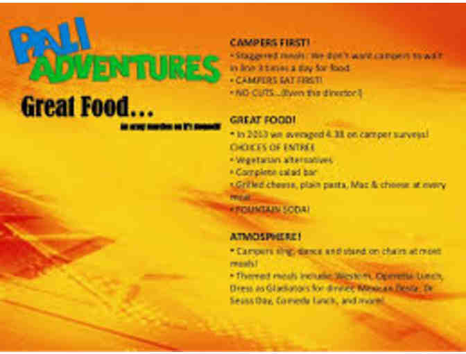 Pali Adventures- $500 off one week of camp or $1,000 off two weeks of camp!