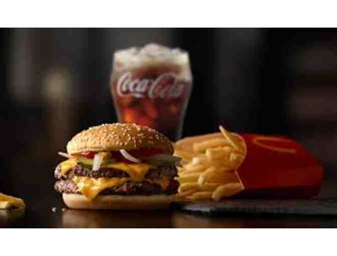 McDonald's- Basket of Fun #1 + CARDS for 12 Extra Value Meals & 10 McCafe's!