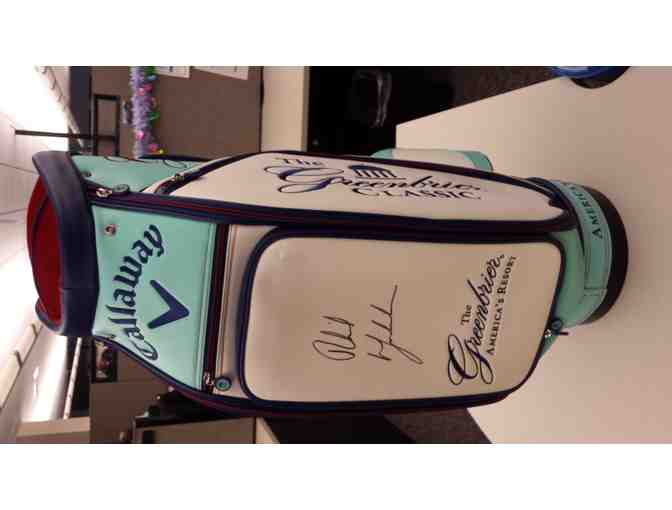 Greenbrier Golf Bag Signed by Phil Mickelson