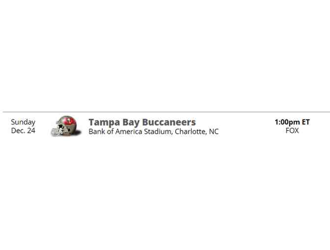 Carolina Panthers vs Tampa Bay Buccaneers - Photo 2