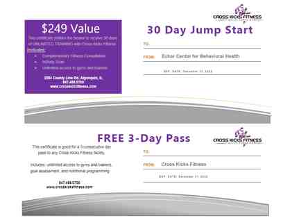 Cross Kicks Fitness 30-Day Jump Start Unlimited Training Pass in Algonquin