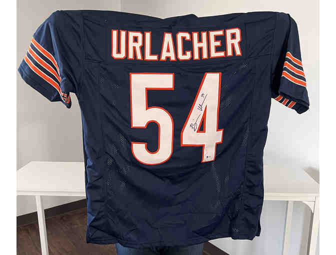 Chicago Bears Brian Urlacher Autographed Football Jersey