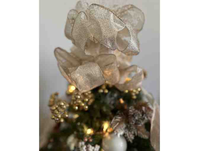 Decorated Tree - Gold and Silver