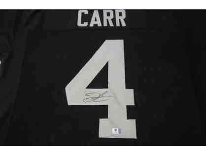 Derek Carr Oakland Raiders Autographed Jersey