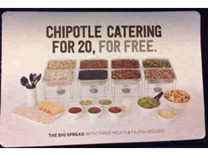 Chipotle Catering for 20