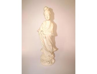 Buddhist Goddess Guanyin Vintage Statuette