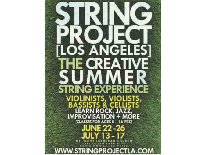 String Project LA: Half-off Coupon - The Creative Summer Experience