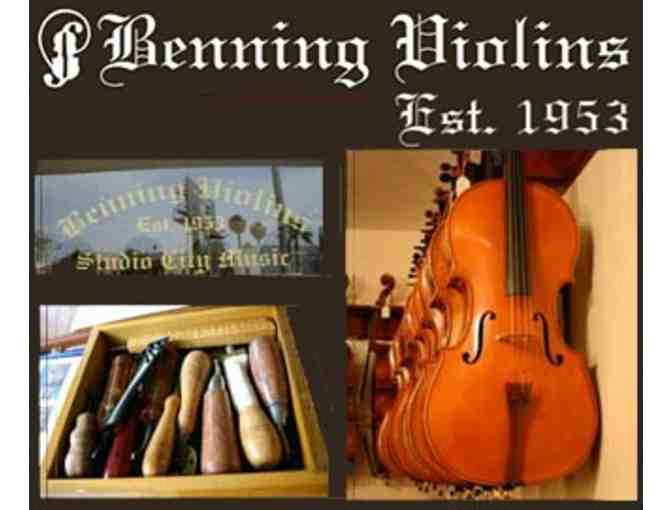 Benning Violins - $100 Gift Certificate