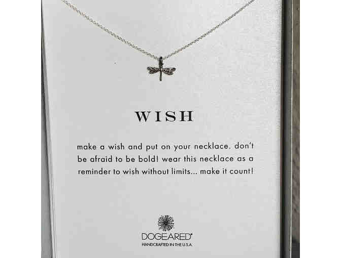 Dogeared 16' Silver Dragonfly WISH Necklace