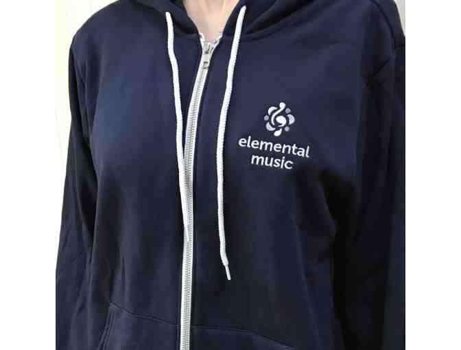 Elemental Music Hoodie in Blue : Adult Small