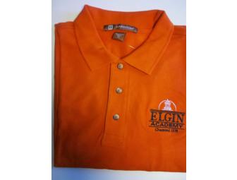 Elgin Academy Orange Polo - Size Small