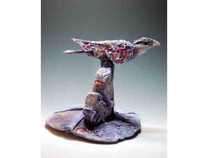 'Annzi' Ghost Bird Ceramic Sculpture