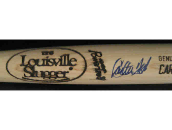 Carlton Fisk Authentic Autographed 1987-1989 Louisville Slugger T141 Pro Game Model Bat