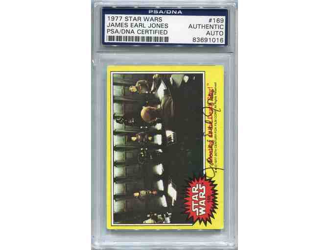 James Earl Jones - Darth Vader PSA/DNA Certified Autograph - 1977 Star Wars #169
