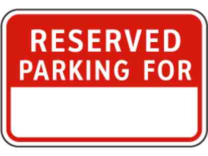 Reserved Campus Parking Spot for One Year
