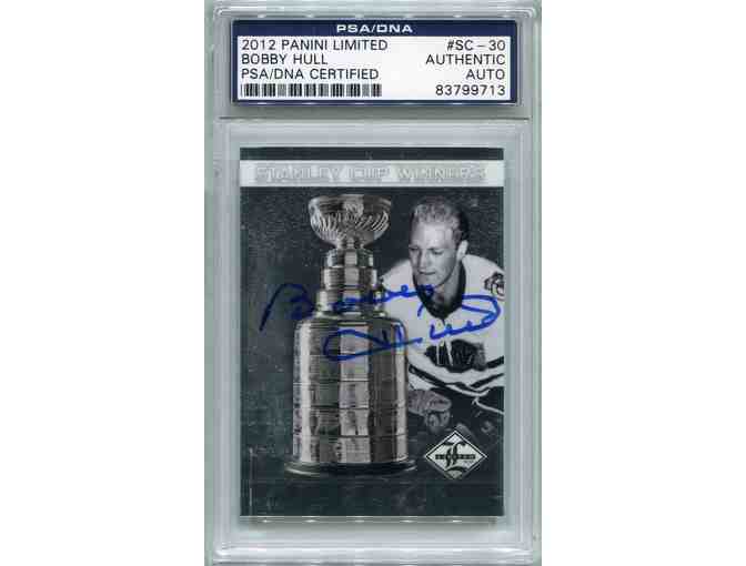 Bobby Hull Chicago Blackhawks PSA/DNA Certified Authentic Autograph - 2012 Panini Limited