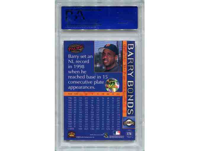 Barry Bonds Autographed Card