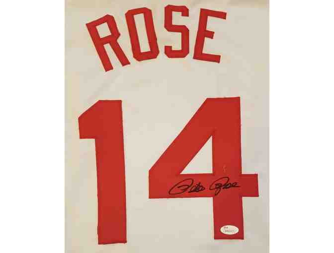 Pete Rose Autographed Jersey