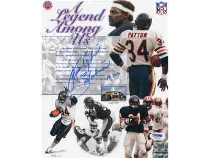 Walter Payton Chicago Bears PSA/DNA Certified Authentic Autographed 8x10 Photo