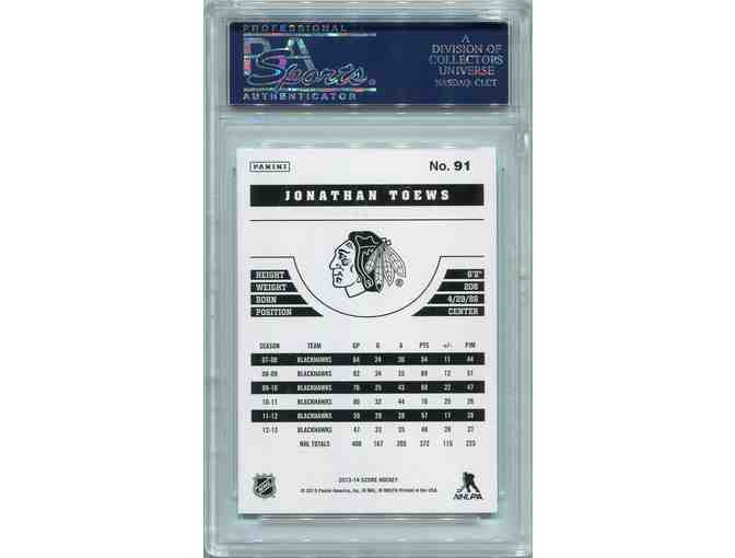 Jonathan Toews Chicago Blackhawks PSA/DNA Certified Authentic Autograph - 2013 Score #91
