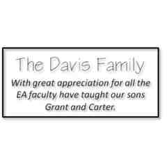 Sponsor: The Davis Family