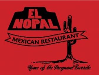 El Nopal Mexican Restaurant - $25 Gift Certificate