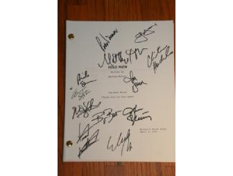 Mad Men Pilot Script Autographed by the Cast