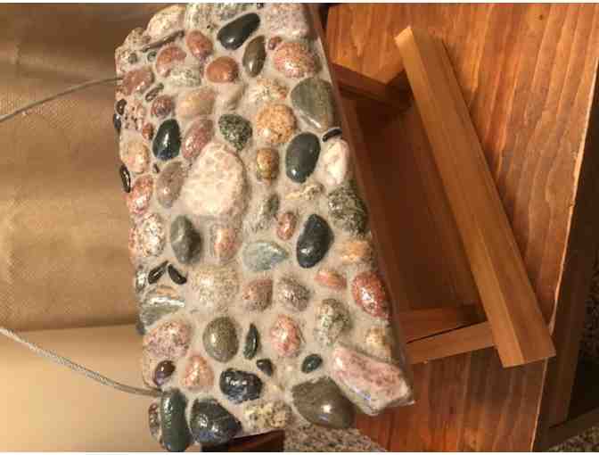Bird Feeder with Great Lakes Stones