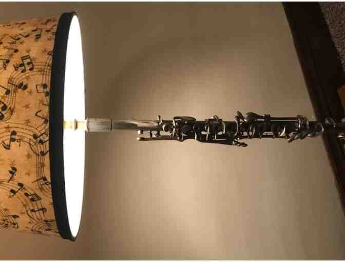 Clarinette Lamp with Great Lakes Stones