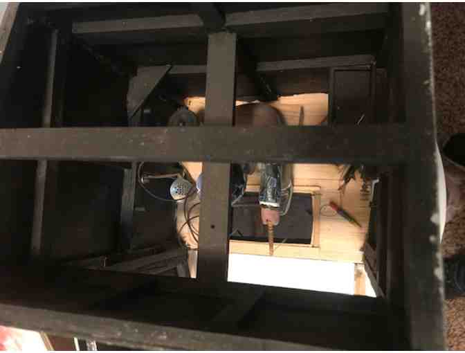 Hand Carved and Handcrafted Ice Fishing Shanty