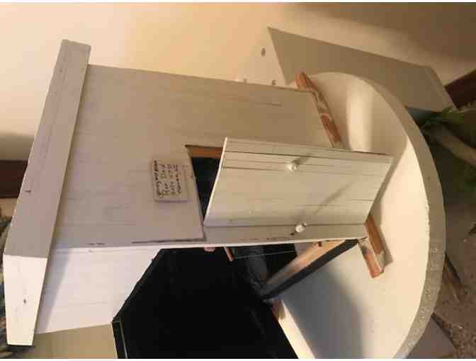 Hand Carved and Handcrafted Ice Fishing Shanty