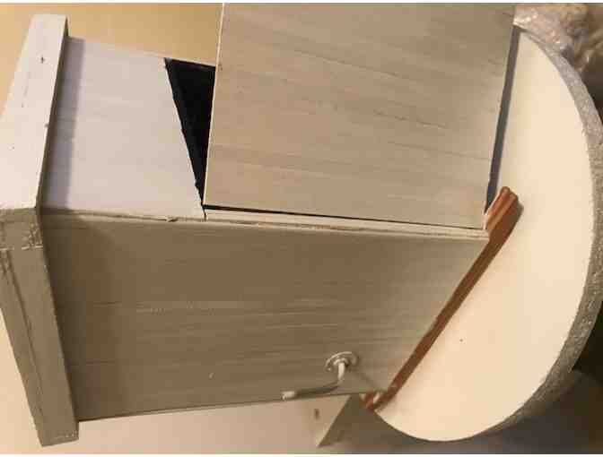 Hand Carved and Handcrafted Ice Fishing Shanty